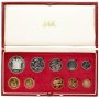 1974 RSA Long Proof Set box open Obverse