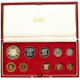 1974 RSA Long Proof Set box open reverse