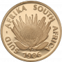 1986 Protea Series, 1/10 OZ GOLD  - Johannesburg obverse