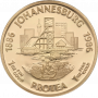 1986 Protea Series, 1/10 OZ GOLD  - Johannesburg reverse