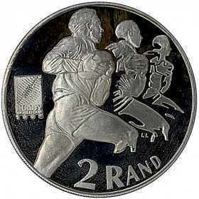 R2, South Africa, 1995, Silver - World Cup Rugby Reverse