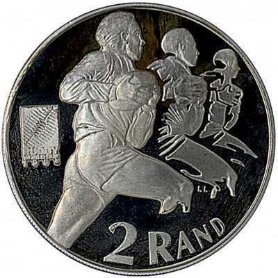 R2, South Africa, 1995, Silver - World Cup Rugby Reverse