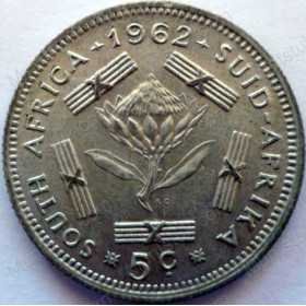 5 Cent, South Africa, 1962