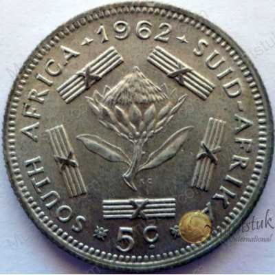 5 Cent, South Africa, 1962