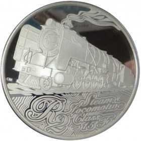 R2, South Africa, 2015, Silver, Trains of S.A. - Class 15F Steam Locomotive reverse