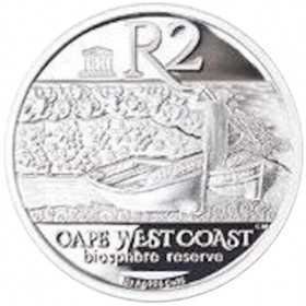 R2, South Africa, 2016, Silver, UNESCO West Coast Biosphere  - People reverse