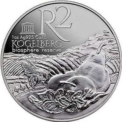 R2, South Africa, 2015, Silver, UNESCO Kogelberg Biosphere - Land reverse