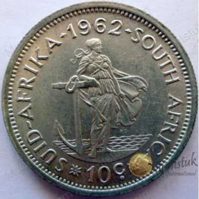 10 Cent, South Africa, 1962
