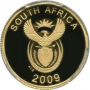 R1, South Africa, 2009, Gold - World Cup Soccer obverse