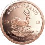 2oz Krugerrand, South Africa, 2018, Gold reverse