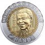 Five Rand, South Africa, 2018, Bimetal, Nelson Mandela Centenary obverse