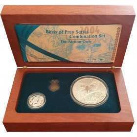 2004, South Africa, Silver, Birds of Prey - African Owls box open