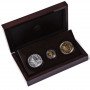 2017, South Africa, OR Tambo - 3 Coin Proof Set box open