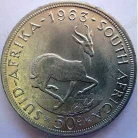 50 Cent, South Africa, 1963