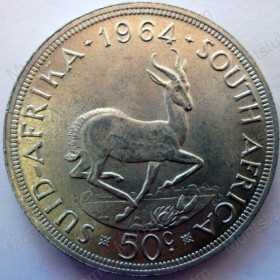 50 Cent, South Africa, 1964