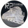 R2, South Africa, 2013, Silver, Trains of S.A. - Class 43 Diesel Electric reverse