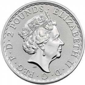1oz, UK, 2021, Silver - Britannia Reverse