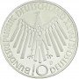 10 Deutsche Mark, Germany, 1972, Silver - Obverse