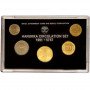 1991, Israel, UNC Coin Set - Hanukka Reverse coins