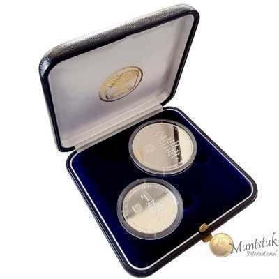 1995, Israel, Silver, Proof Set - End of WWII Open Box