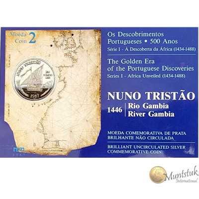 100 Escudos, Portugal, 1987, Sterling Silver - Coin 2