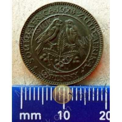 Quarter Penny, South Africa, 1928, Brass