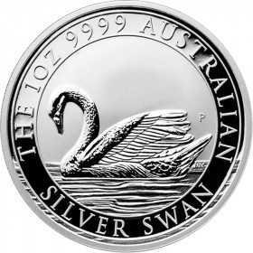 1oz, Australia, 2018, Silver - Swan Reverse