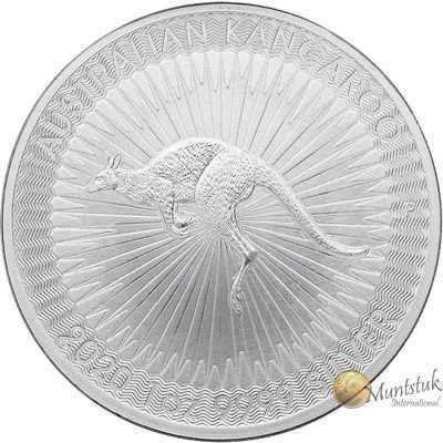 1oz, Australia, 2020, Silver - Kangaroo obverse
