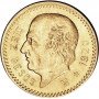10 Pesos, Mexico, 1920, Gold Reverse