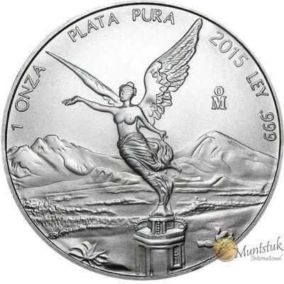 1 Onza, Mexico, 2015, Silver reverse