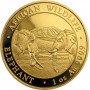1oz, Somalia, 2020, Gold - Elephant reverse