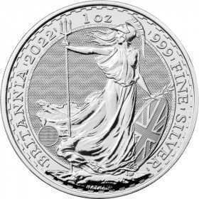1oz, UK, 2022, Silver - Britannia Reverse