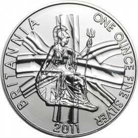 1oz, UK, 2011, Silver - Britannia reverse