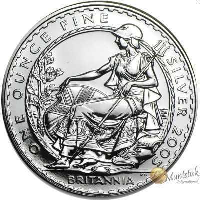 1oz, UK, 2005, Silver - Britannia reverse
