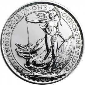 1oz, UK, 2012, Silver - Britannia reverse