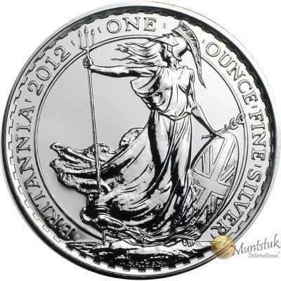 1oz, UK, 2012, Silver - Britannia reverse