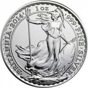 1oz, UK, 2014, Silver - Britannia reverse