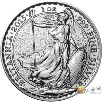 1oz, UK, 2015, Silver - Britannia reverse