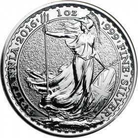 1oz, UK, 2016, Silver - Britannia reverse