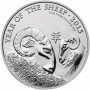 1oz, UK, 2015, Silver, Shēngxiào Collection - Year of the Sheep reverse