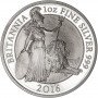1oz, UK, 2016, Silver, Britannia - Proof reverse