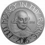 1oz, UK, 2016, Silver - Shakespeare reverse