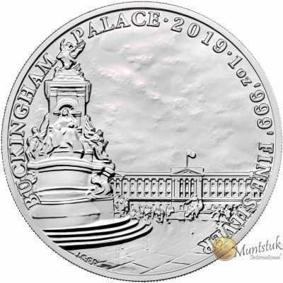 1oz, UK, 2019, Silver, Buckingham Palace reverse