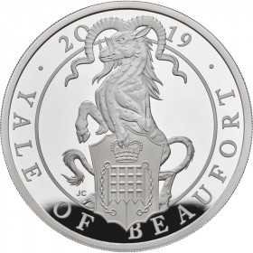 1oz, UK, 2019, Silver, Yale of Beaufort reverse