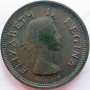 Quarter Penny, South Africa, 1953, Brass