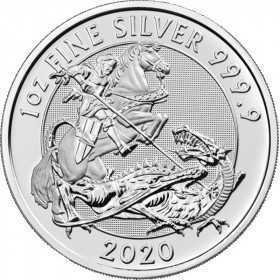 1oz, UK, 2020, Silver, The Valiant reverse