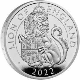 1oz, UK, 2022, Silver, Lion of England Reverse Proof