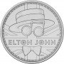 1oz, UK, 2021, Silver, Music Legends - Elton John reverse
