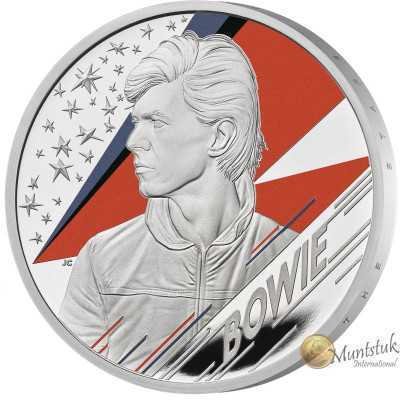 1oz, UK, 2020, Silver, Music Legends - Dawid Bowie reverse