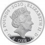1oz, UK, 2020, Silver, Bond, James Bond obverse